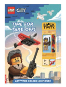 LEGO® City: Time for Take-Off! Activity Book (with Freddie Flyer minifigure and toy plane mini-build)