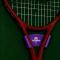 Väggmonterad tennisracket vägghylla plast självhäftande badm Green L