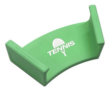 Väggmonterad tennisracket vägghylla plast självhäftande badm Green L