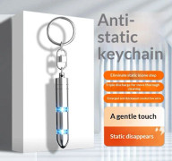 Statisk stav elektrostatisk urladdare bärbar antistatisk nyckelring