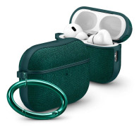 Apple AirPods Pro (3. gen.) Spigen Urban Fit Skal - Midnight Green