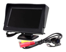 4,3-tums TFT LCD-monitorkit för bil husbil med backkamera