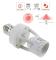 Socket with PIR motion sensor lamps with E27 socket for indoor use with time and light adjustment,