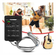 Fishman 4-bands 301 EQ-stämmare förförstärkare, piezo akustisk gitarrpickup