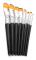 8 Styck Artist Paint Brush Set Nylon hårborstar för olje-/akryl-/akvarellmålning