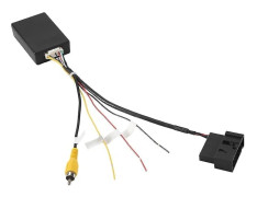 RGB till (RCA) AV CVBS-signalomvandlare avkodarboxadapter för fabriksinstallerad backkamera Golf 6 CC