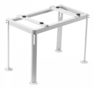 Mini Split Golvstativ, 85x43x60 cm, Vit, Justerbar Stål