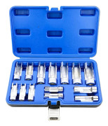 Lambdasond/Syresensor - Hylssats - 14 Delar - 0,95 cm & 1,27 cm Fyrkantsdrivning - För Demontering - Bilverktyg - Med Förvaringslåda