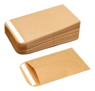 120 Small Brown Envelopes - Self-Adhesive, Multifunctional for Money, Seeds, Notes, Beads (2.4 * 3.9 inches)