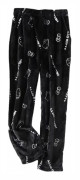 HelloKitty flanellpyjamas i tecknat utförande, plysch och tjock isolering, pyjamas för kvinnor - Svart - Vit Black - White-XF17- Black - White XXL_yux