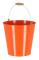 Stål- och träbalja "Nature Shades" - Orange - 10,75 L