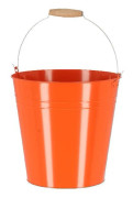 Stål- och träbalja "Nature Shades" - Orange - 10,75 L