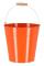 Stål- och träbalja "Nature Shades" - Orange - 10,75 L