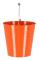 Stål- och träbalja "Nature Shades" - Orange - 10,75 L
