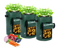 3-pack odlingspåsar Potatis Tomat Jordnötsodlingspåsar 35*45cm