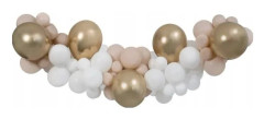 GoDan DIY ballonggirlang vit-champagne-latte 65st