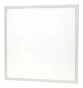 BORA II LED-panel, 26W, 3600lm, 3000K, CRI80, UGR19, dali, Wago-Winsta, IP44/IP40, vit, lxwxh 595x595x28mm