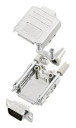 encitech DPPK09-M-HDP15-K 6355-0014-01 D-SUB stiftlist uppsättning 180° Polnummer: 15 Lödhuvud 1 uppsättning