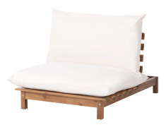 Solstol utomhus med Dyna Suno Akaciaträ - Brun/Beige