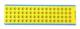 Panduit PESC-H-PE, Vinyl, Svart, Gul, 10 styck, RoHS, 19,1 mm, 19,1 mm