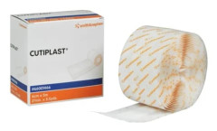 Sårplåster, Cutiplast, 5m x 4cm, vit
