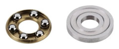 Reely Spårkullager axiell Kromstål Inre diameter: 4 mm Ytterdiameter: 9 mm Varvtal (max.): 15000 U/min
