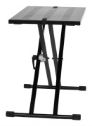 DJ-bordstativ, 82x49,5x2,8 cm, justerbar höjd, legerat stål