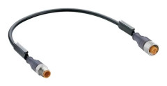 Lumberg Automation RST 4-RKT 4-225/2M-1 Sensor/ställdon-kontakt, konfektionerad M12 Kontakt hane rak, Hona rak 2.00 m A