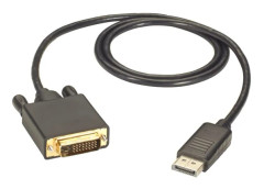 Black Box - DisplayPort-kabel - DisplayPort (hane) till DVI-D (hane) - 4.5 m - tumskruvar - svart