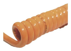 BKL Electronic spiralkabel H05BQ-F 1506133 400 mm / 1600 mm 2x1 mm² orange