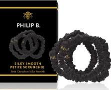 Philip B. - Petite Black Scrunchie ( set of three)
