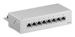 Goobay 93047, RJ-45, Cat6, 22/26, Grå, Väggmontering, 160 mm
