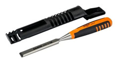 Bahco 424P-32, Paring mejsel, Mejslad kant, Stål, Svart, Orange, Gummi, Halkfritt grepp