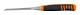 Bahco 424P-14, Paring mejsel, Mejslad kant, Stål, Svart, Orange, Gummi, Halkfritt grepp