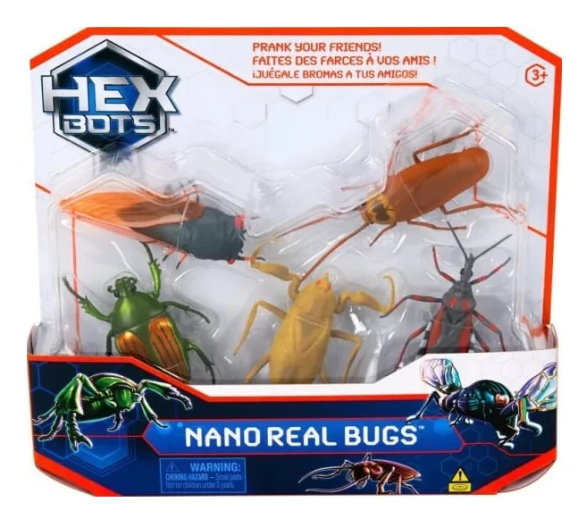 HEX BOTS interaktiva nano-robotar, 5 st.