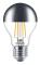 Philips Deco - LED-glödlampa med filament - form: A60 - E27 - 7.2 W (motsvarande 50 W) - klass A+ - varmt vitt ljus - 2700 K - spegelkrona