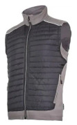 Lahti Pro quiltad väst utan ärmar svart, khaki M (L4131102)