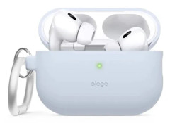 Elago Elago AirPods Pro 2 Hang Silikonfodral - Karbinhakefodral för AirPods Pro 2 blå - Säkerhetsgaranti. enkel delbetalning. fri frakt från £170.