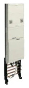 Hager ZH3EH22, vit, 250 mm, 1050 mm