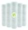 Set med 5 Spiralvattenfilterpatroner Anti-Sediment 9 3/4 tum 3/4 - 20 mikron Kompatibel med 10 tums filter Tillverkad i Frankrike - Shlm