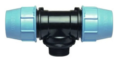 Unidelta reducerande T-rör PE GZ PE 25 x 1" x 25mm (603526)