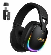ONIKUMA GT805 Gaming Headset 4 lägen trådlösa / trådbundna over-ear RGB - svart Svart