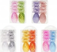 Set rosett 5,5 cm + cocoon 5 mm/10 m, 2 st mix