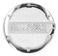 2016 2017 F150 Silver Bränsletanklock Dörr Gas Oljepåfyllningsskydd Trim Ersättning Elektropläterad