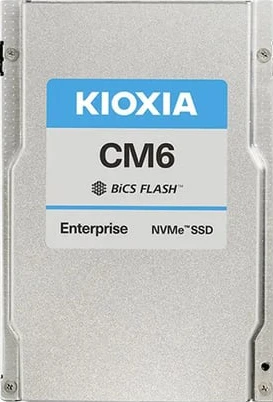 KIOXIA CM6-R Series KCM61RUL960G - SSD - Företag, läsningsintensivt - 960 GB - inbyggd - 2.5" - U.3 PCIe 4.0 (NVMe)