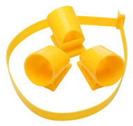 (Stort set (3 stora koppar + 1 lång rem)) 6 cm innerdiameter rem 1M trädstöd TPR termoplastiskt gummi mjukt koppstöd