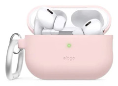 Elago Elago AirPods Pro 2 Hang Silikonfodral - Karbinhakefodral för AirPods Pro 2 rosa - Garanterad säkerhet. enkel delbetalning. fri frakt från £170.