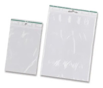 Dragkedjepåsar Grippie Green 70 x 100 mm, förpackning med 100 st