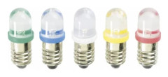 Barthelme 59101212 LED-signallampa gul E10 12 V/DC, 12 V/AC