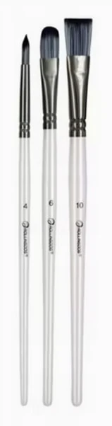 ROLLINGDOG ARTIST BRUSHES SET 3 st.